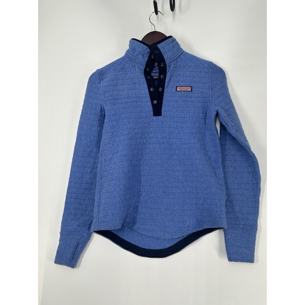 Vineyard Vines  Pullover Blue Snap  Shep Shirt Sweatshirt Xxs